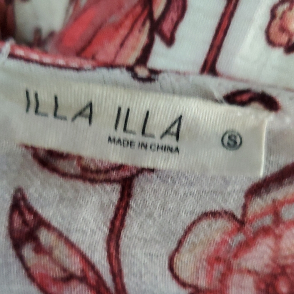 Illa Illa Floral Dress Floral V-Neck Maxi Dress Size S - Picture 10 of 13